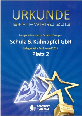 Baustoff und Metall Award 2013