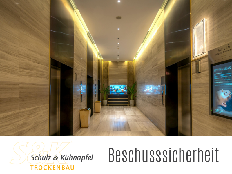 Beschusssicherheit mit Knauf Systemen - Schulz & Kühnapfel aus Gettorf